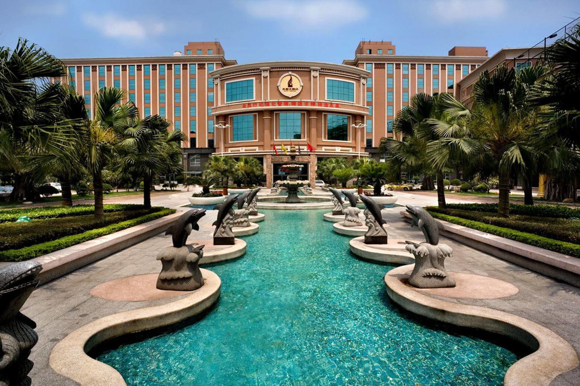 City Hotel ฝอซาน ภายนอก รูปภาพ